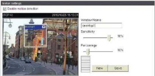 D-LINK DCS-5615 - Event Management Motion Detection - 1