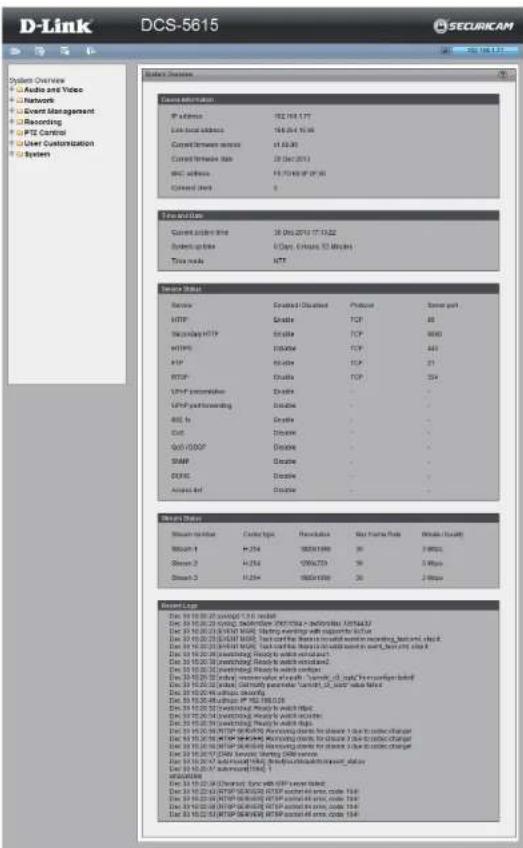 D-LINK DCS-5615 - System Overview - 1