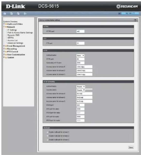 D-LINK DCS-5615 - RTSP - 1