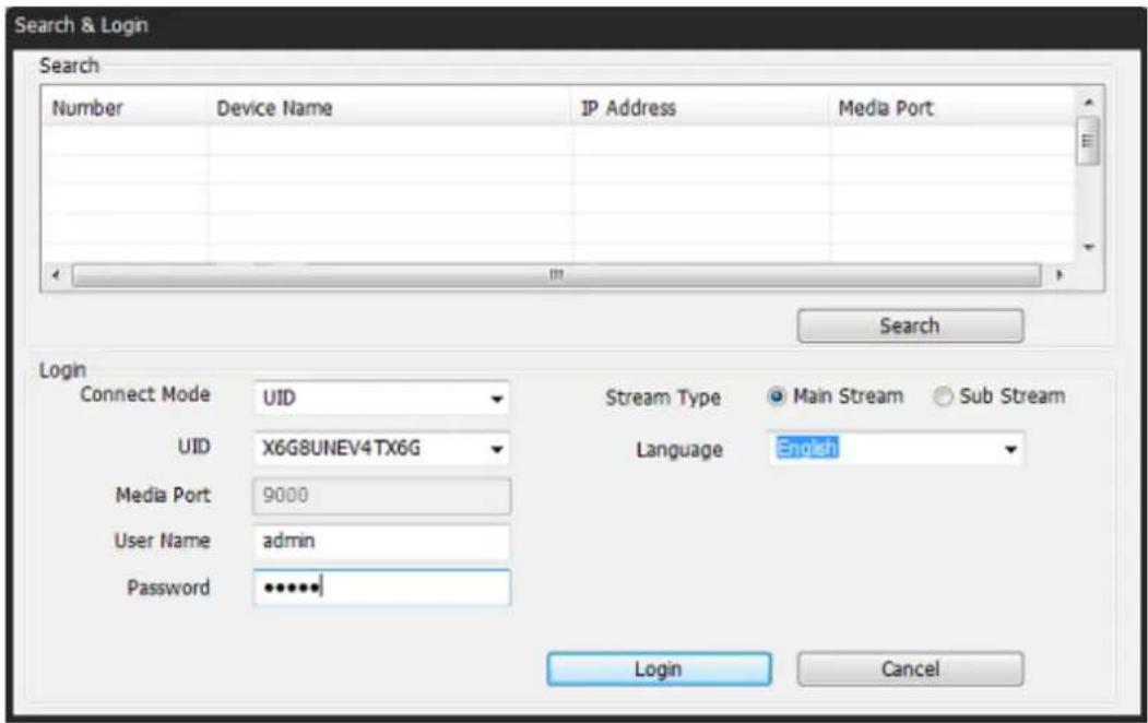Amcrest AMDV960H8 - Login Your Device - 1