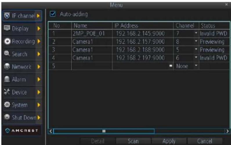 Amcrest AMDV960H8 - IP Channel - 1