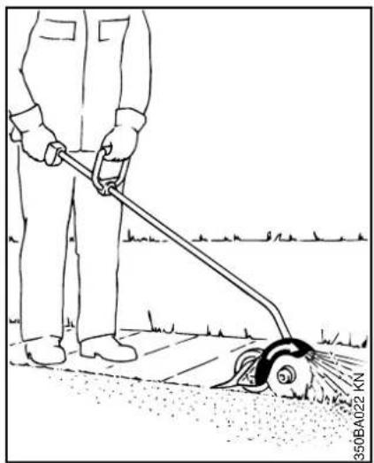 STIHL FC 75 - Ajuste correcto - 1
