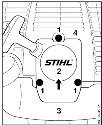 STIHL® 2 1 1 3 4 1 393BA045 KN