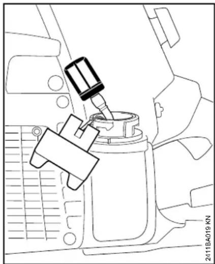 STIHL GS 461 - Verriegelung prüfen - 2