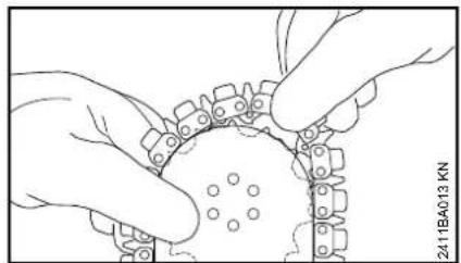 STIHL GS 461 - Führungsschiene und Diamant-Trennschleifkette montieren - 3