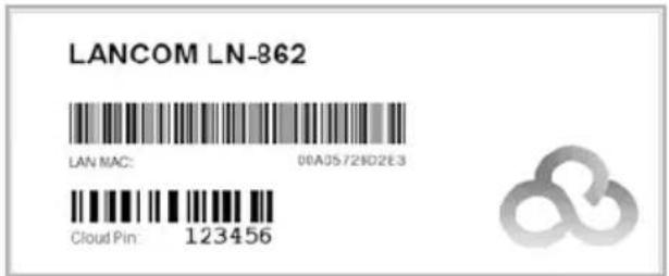 LANCOM 730-4G - Integration into the LMC by serial number and Cloud PIN - 1