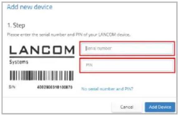 LANCOM 730-4G - Integration into the LMC by serial number and Cloud PIN - 3