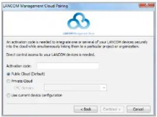 LANCOM 730-4G - Using the activation code - 2