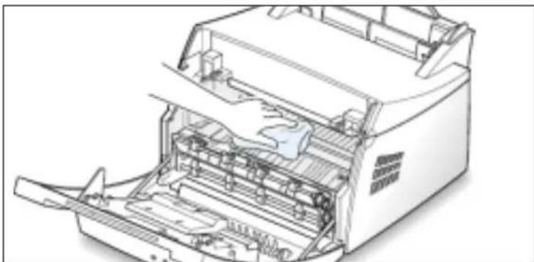 SAMSUNG ML-4500 - Cleaning inside the printer - 1