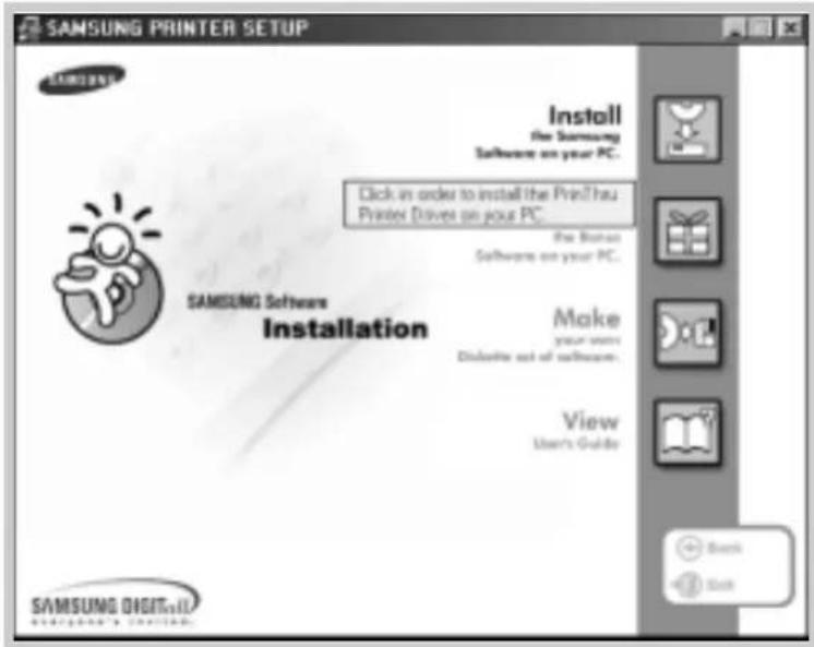SAMSUNG ML-4500 - Installing the Printer Software from the CD-ROM - 3