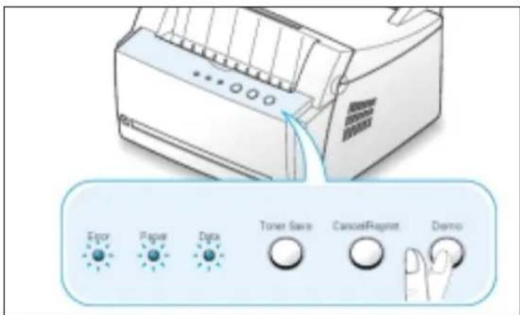 SAMSUNG ML-4500 - Printing a cleaning sheet - 1
