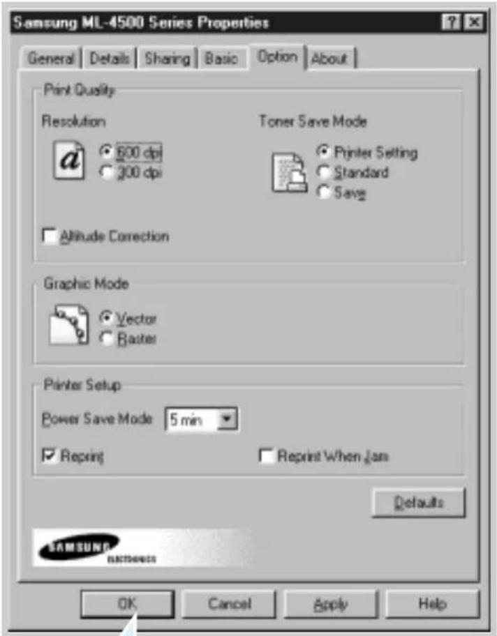 SAMSUNG ML-4500 - Using Other Graphic Options - 1