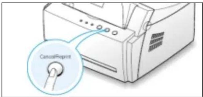 SAMSUNG ML-4500 - To stop a print job from your printer - 1