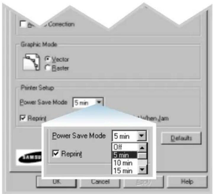 SAMSUNG ML-4500 - Using Power Save Mode - 1