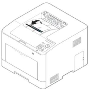 SAMSUNG ProXpress SL-C3010DW - Using the output support - 2