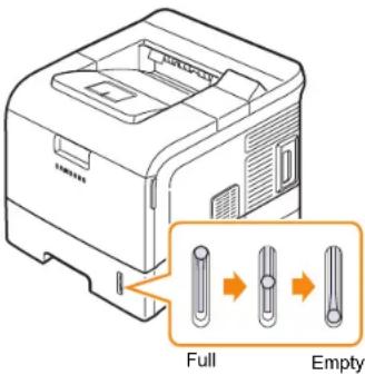 SAMSUNG ML-4050ND - Loading paper - 1