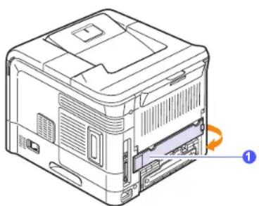SAMSUNG ML-4050ND - Installing a memory DIMM - 1