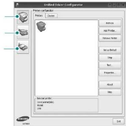 SAMSUNG ML-4050ND - Opening the Unified Driver Configurator - 1
