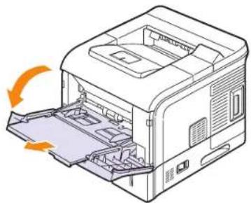 SAMSUNG ML-4050ND - Using the multi-purpose tray - 1
