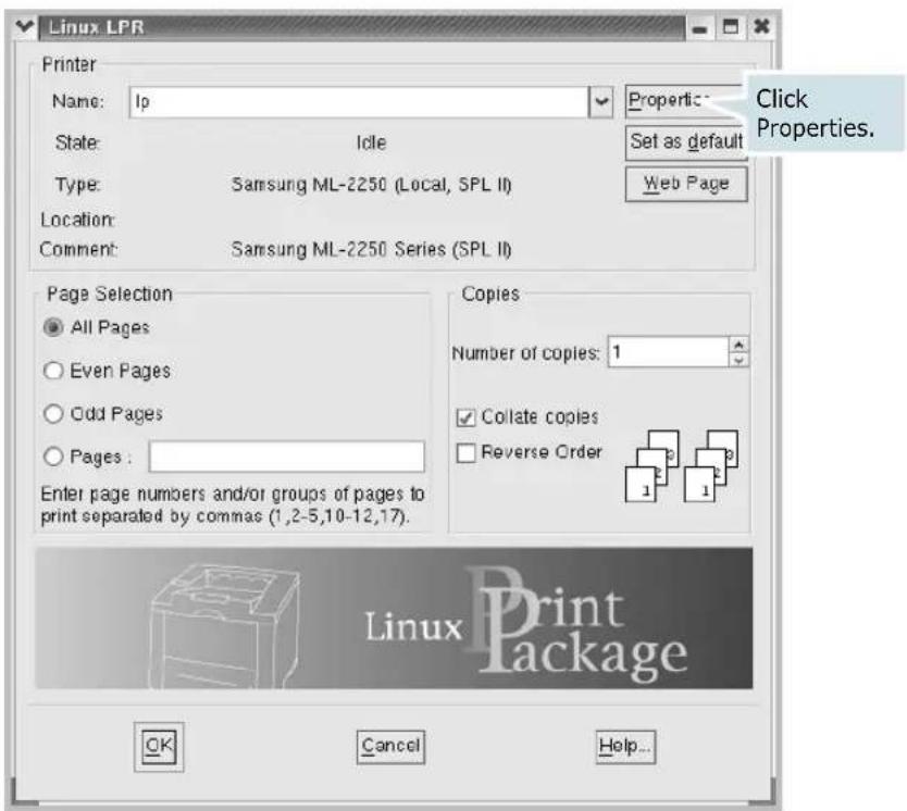 SAMSUNG ML-2251N - Changing LLPR Properties - 1