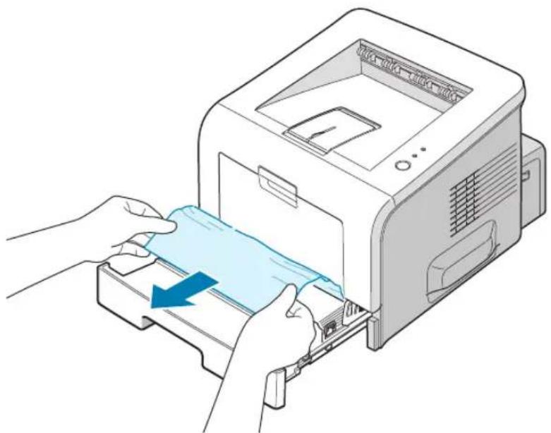 SAMSUNG ML-2251N - In the Paper Feed Area - 2