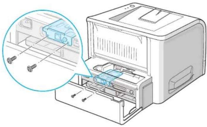 SAMSUNG ML-2251N - Installing a Network Card - 10