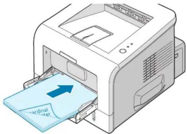 SAMSUNG ML-2251N - To load paper in the Multi-Purpose Tray: - 5