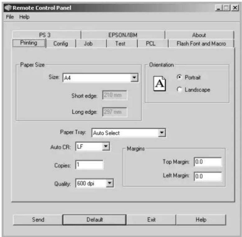 SAMSUNG ML-2251N - Printing Tab - 1