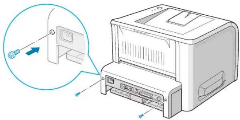 SAMSUNG ML-2251N - Installing a Network Card - 11