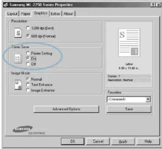 SAMSUNG ML-2251N - From the software application - 1