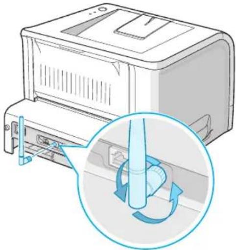 SAMSUNG ML-2251N - Installing a Network Card - 12