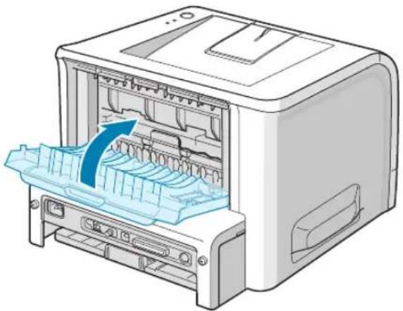 SAMSUNG ML-2251N - To open the rear output tray: - 3
