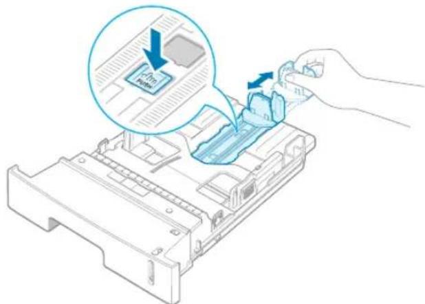 SAMSUNG ML-2251N - Changing the Paper Size in the Paper Tray - 1
