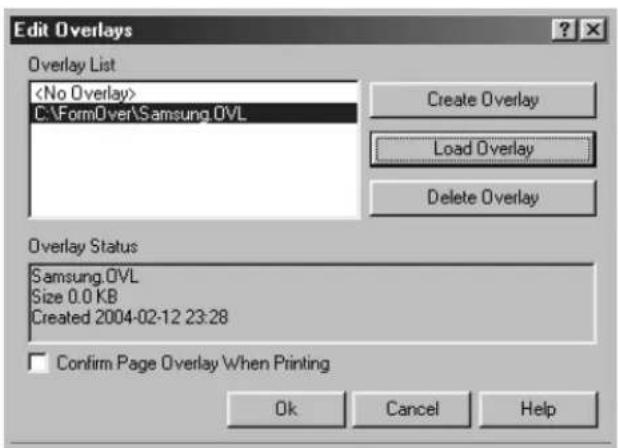 SAMSUNG ML-2251N - Using a Page Overlay - 2