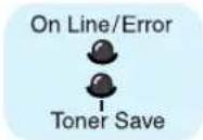 SAMSUNG ML-2251N - On Line/Error and Toner Save LEDs - 3