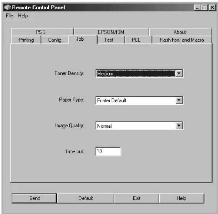 SAMSUNG ML-2251N - Job Tab - 1