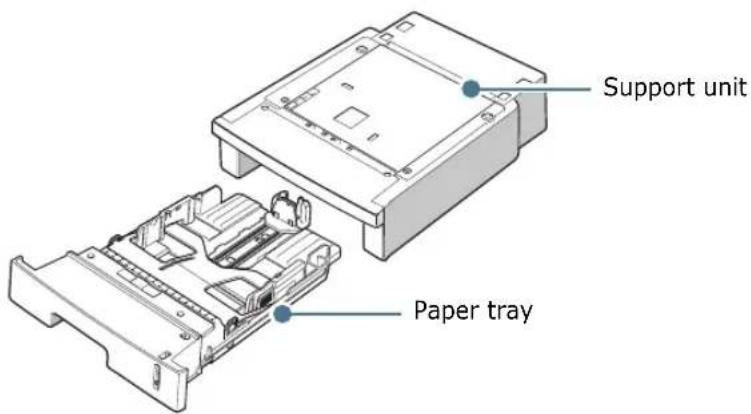 SAMSUNG ML-2251N - Installing an Optional Paper Tray - 1