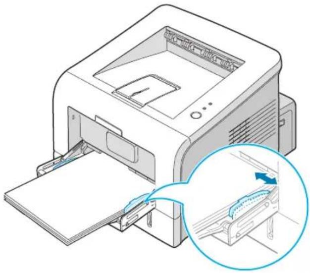 SAMSUNG ML-2251N - To load paper in the Multi-Purpose Tray: - 7