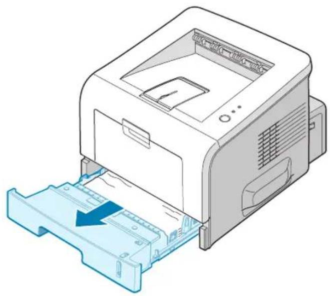 SAMSUNG ML-2251N - In the Paper Feed Area - 1