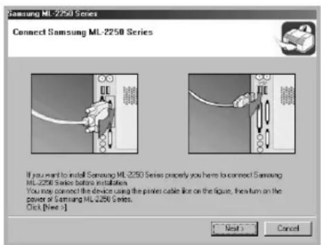 SAMSUNG ML-2251N - Installing Printer Software - 3