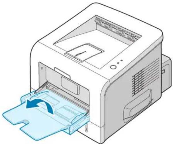 SAMSUNG ML-2251N - To load paper in the Multi-Purpose Tray: - 2