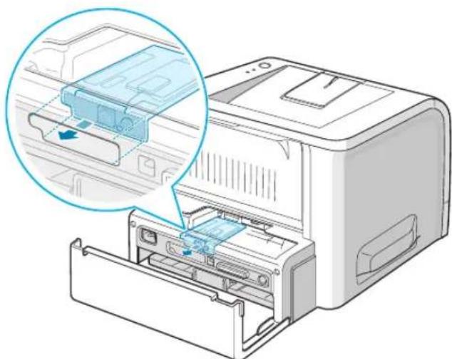 SAMSUNG ML-2251N - Installing a Network Card - 7
