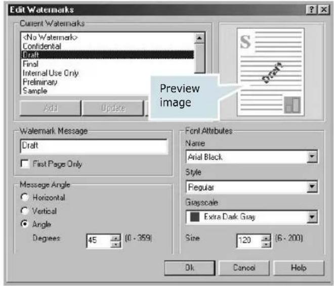 SAMSUNG ML-2251N - Creating a Watermark - 1