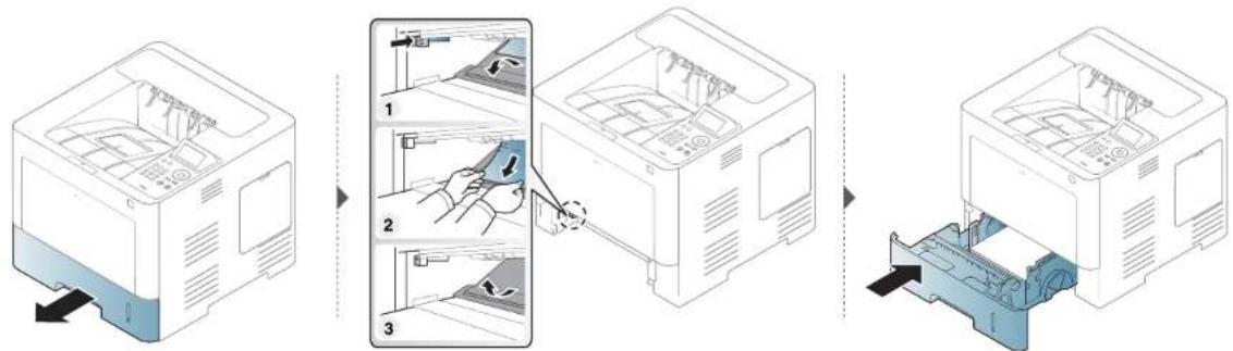 SAMSUNG ProXpress SL-M4530NX - Clearing paper jams - 2