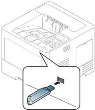 SAMSUNG ProXpress SL-M4530NX - About USB memory device - 4