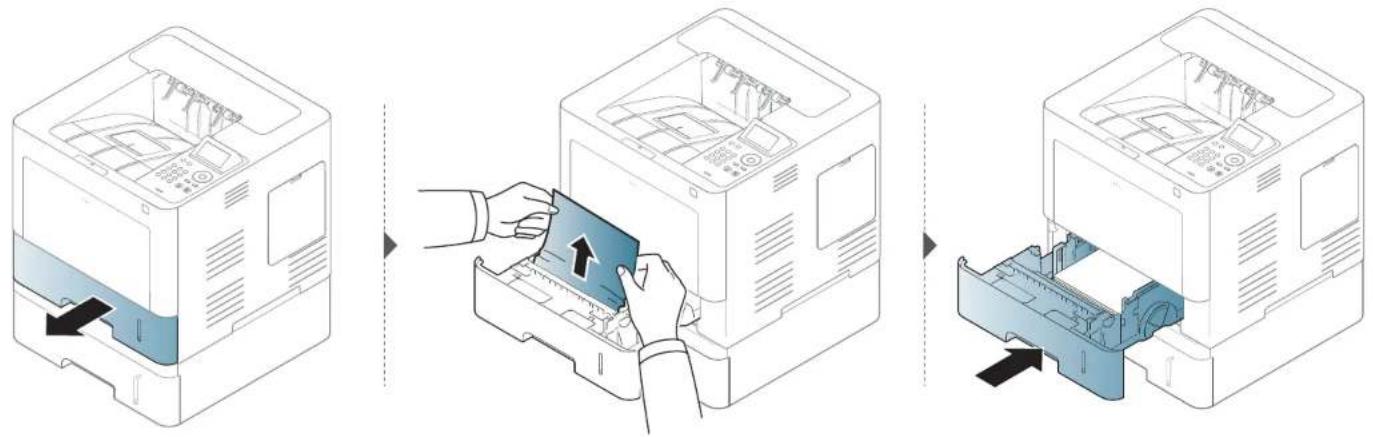 SAMSUNG ProXpress SL-M4530NX - Clearing paper jams - 1
