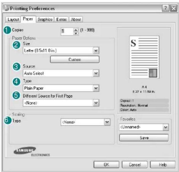 SAMSUNG CLP-510N - Paper tab - 1