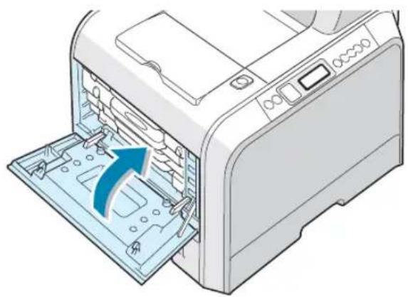 SAMSUNG CLP-510N - In the Paper Exit Area - 9