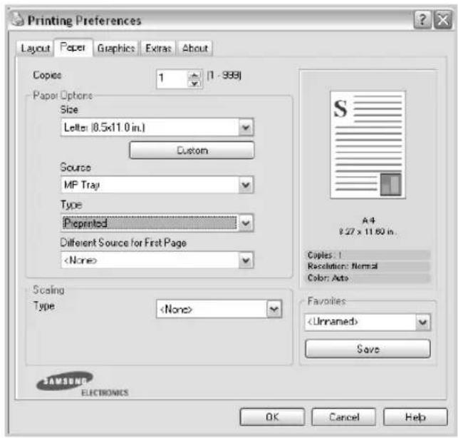 SAMSUNG CLP-510N - Printing on Preprinted Paper - 3