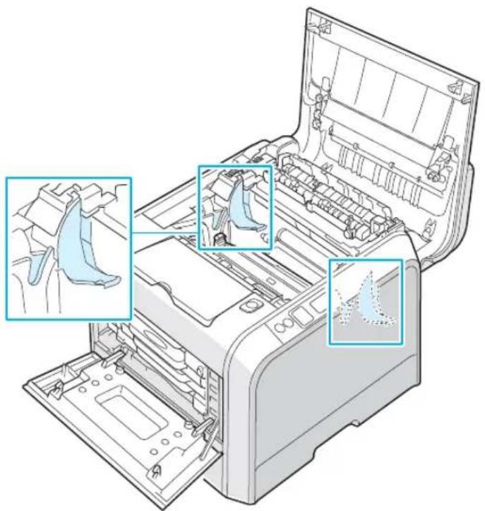 SAMSUNG CLP-510N - Replacing the Transfer Belt - 10